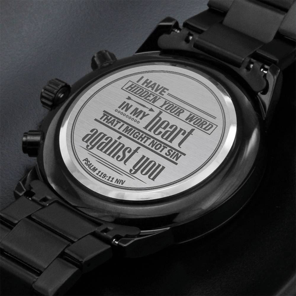 Hidden Your Word Men's Watch – Psalm 119:11