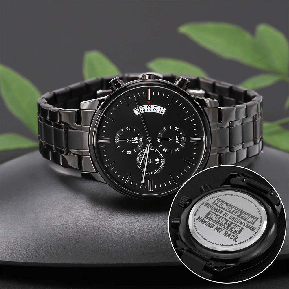 To My Groomsman – Wingman to Groomsman Watch