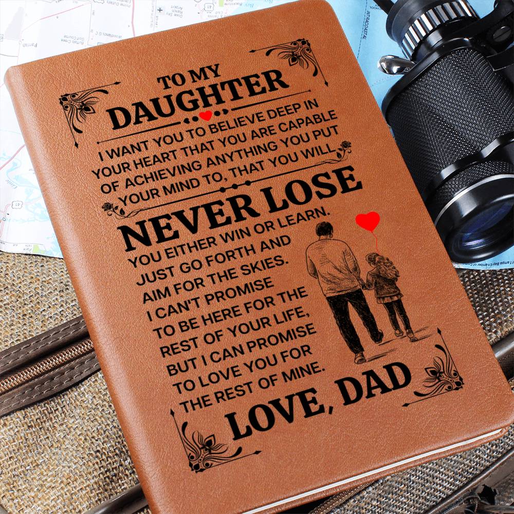 To My Daughter – Promise Leather Journal