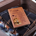 To My Daughter – Your Crown Leather Journal