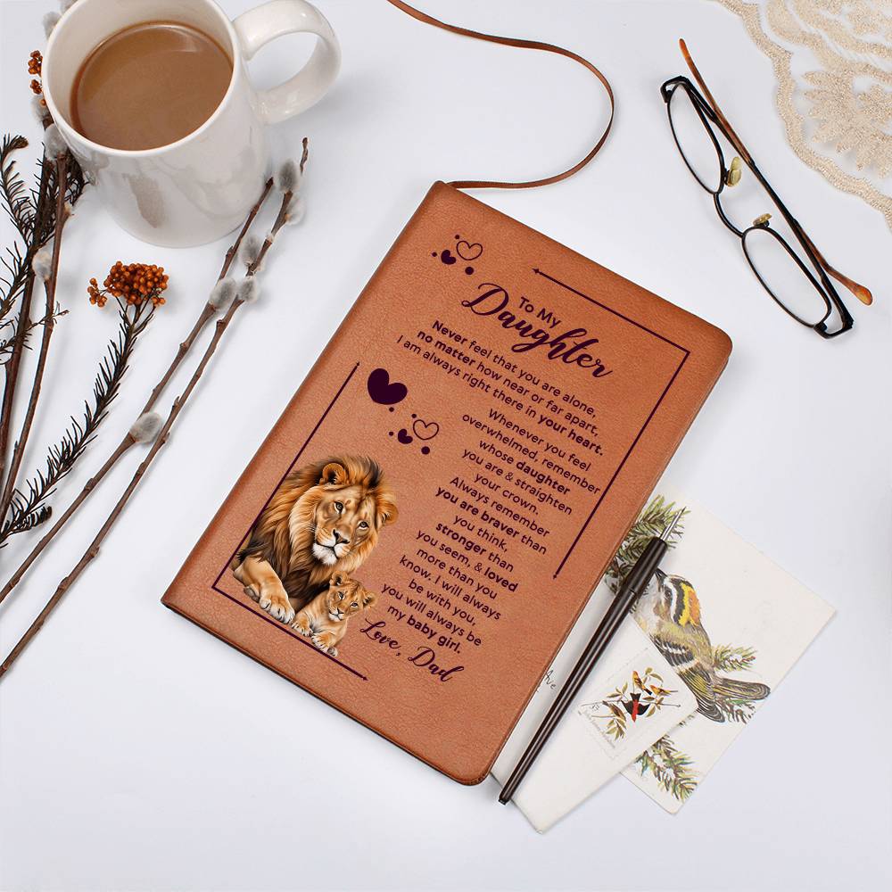 To My Daughter – Your Crown Leather Journal