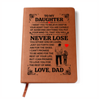 To My Daughter – Promise Leather Journal