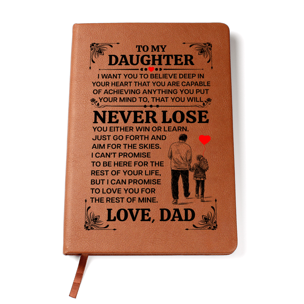To My Daughter – Promise Leather Journal