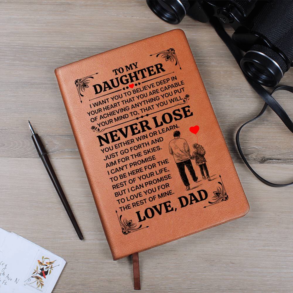 To My Daughter – Promise Leather Journal