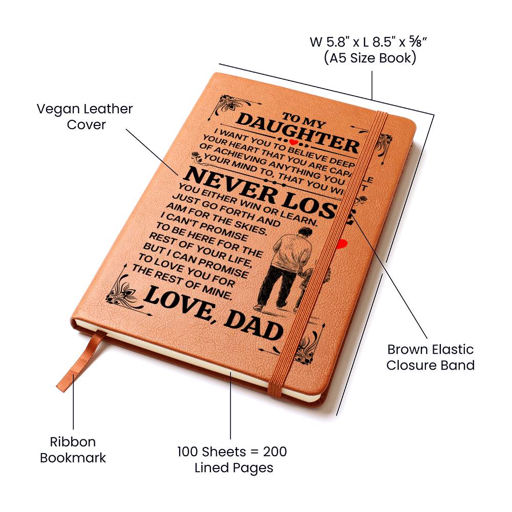 To My Daughter – Promise Leather Journal