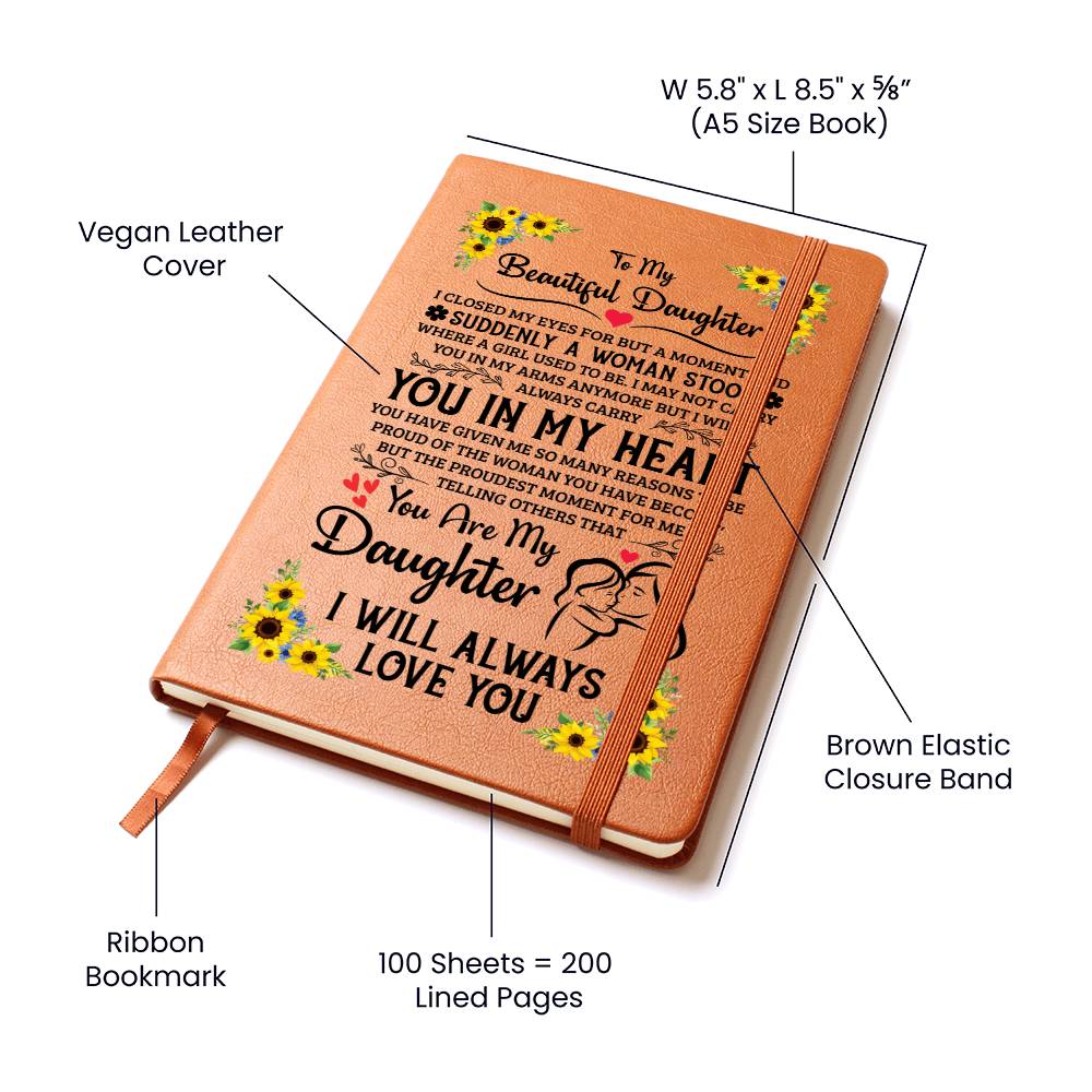 To My Daughter – Proud Leather Journal