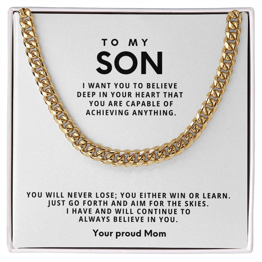 To My Son – Win or Learn