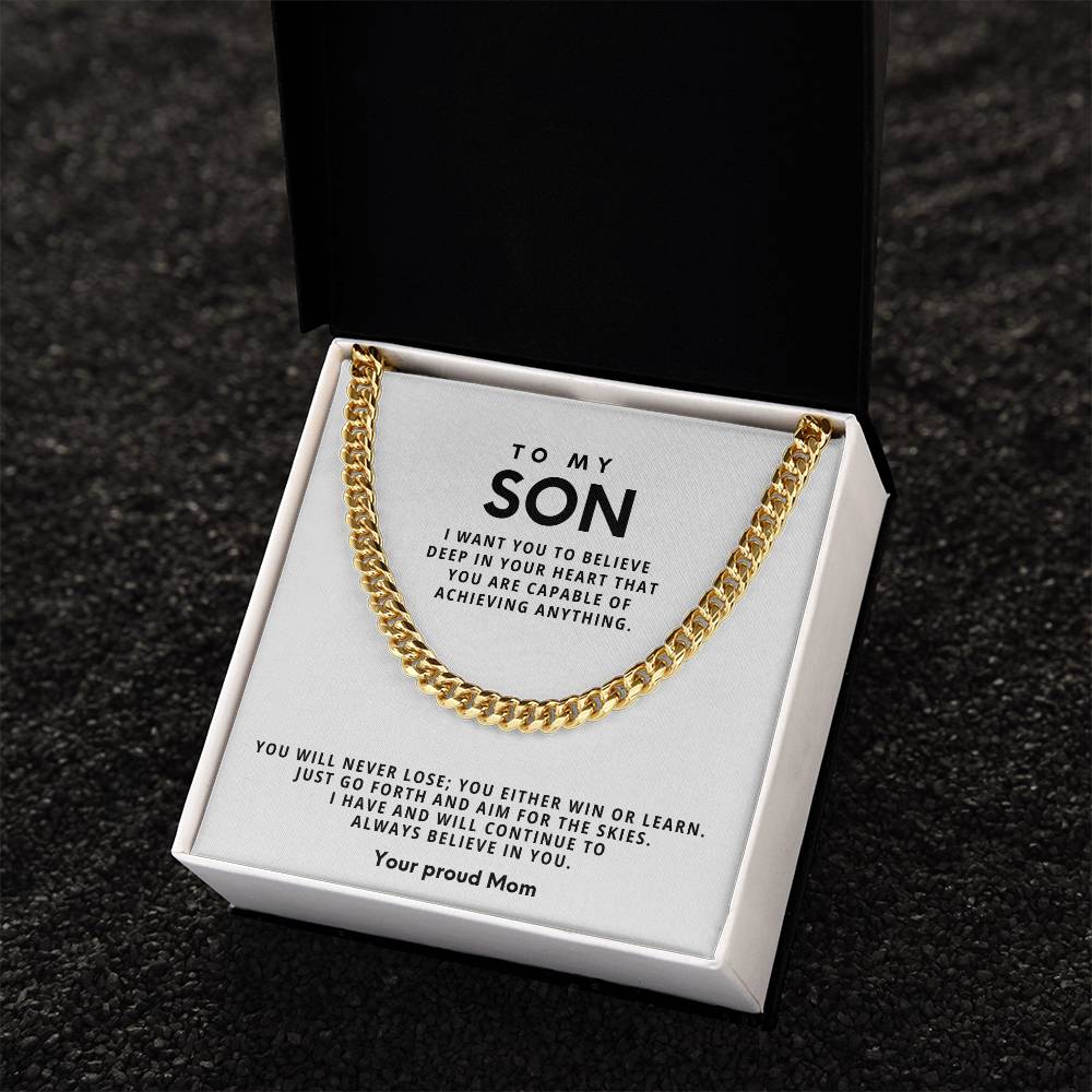 To My Son – Win or Learn