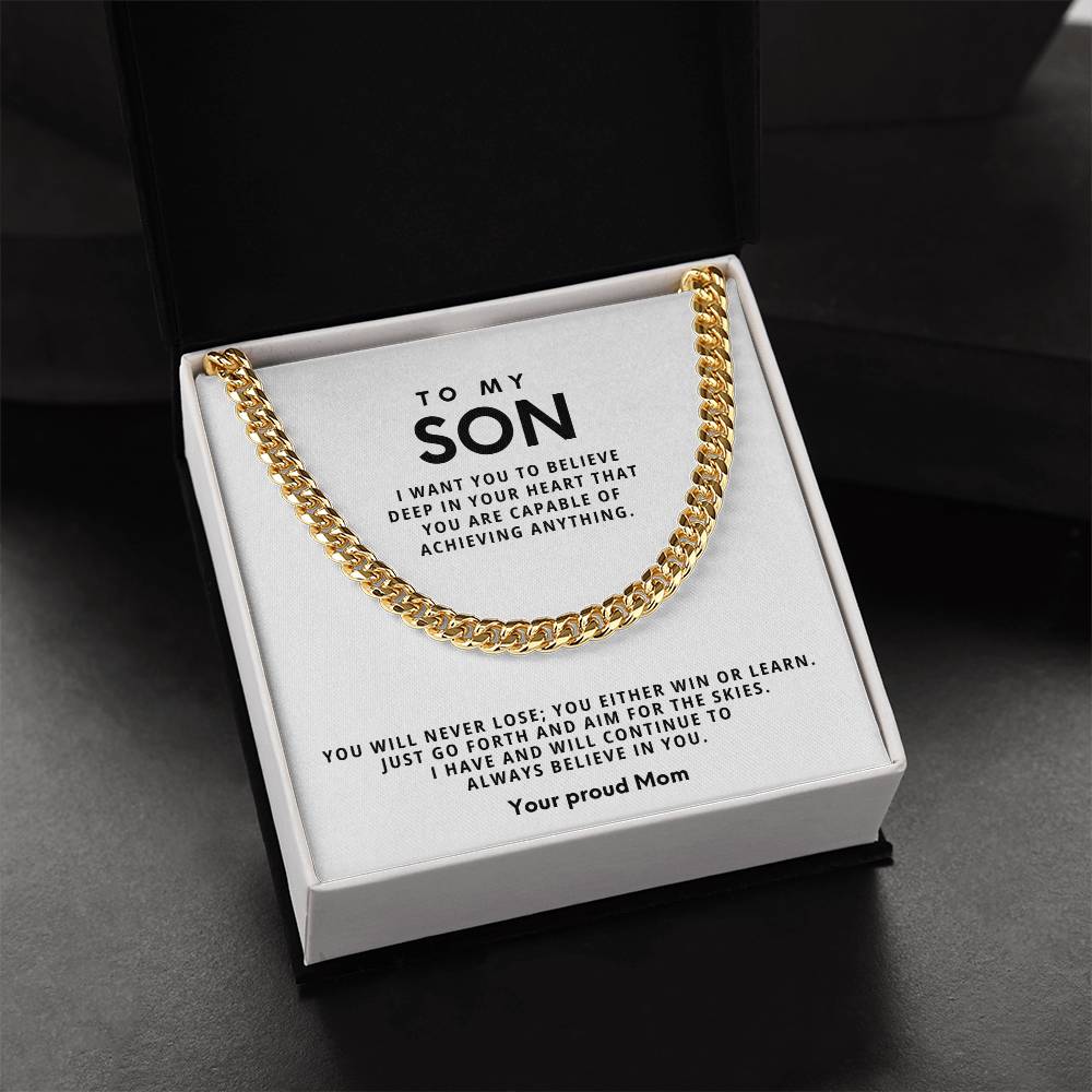 To My Son – Win or Learn