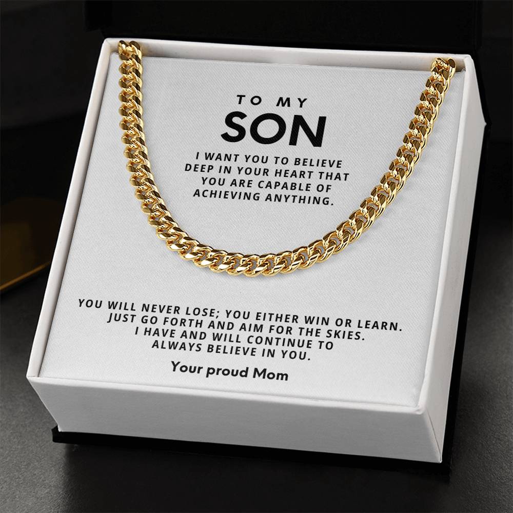 To My Son – Win or Learn