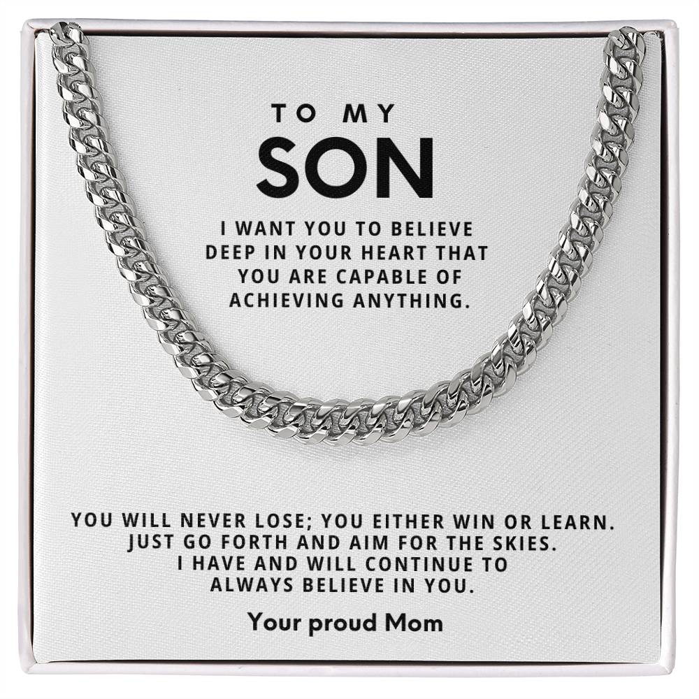 To My Son – Win or Learn