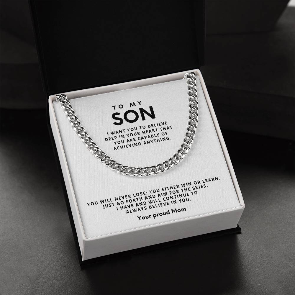 To My Son – Win or Learn
