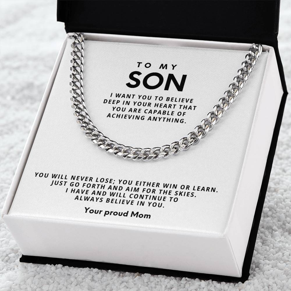 To My Son – Win or Learn