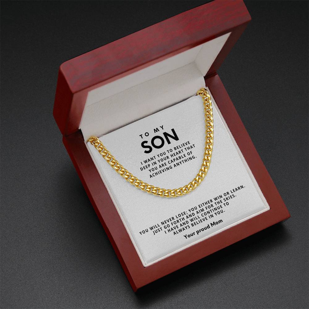 To My Son – Win or Learn