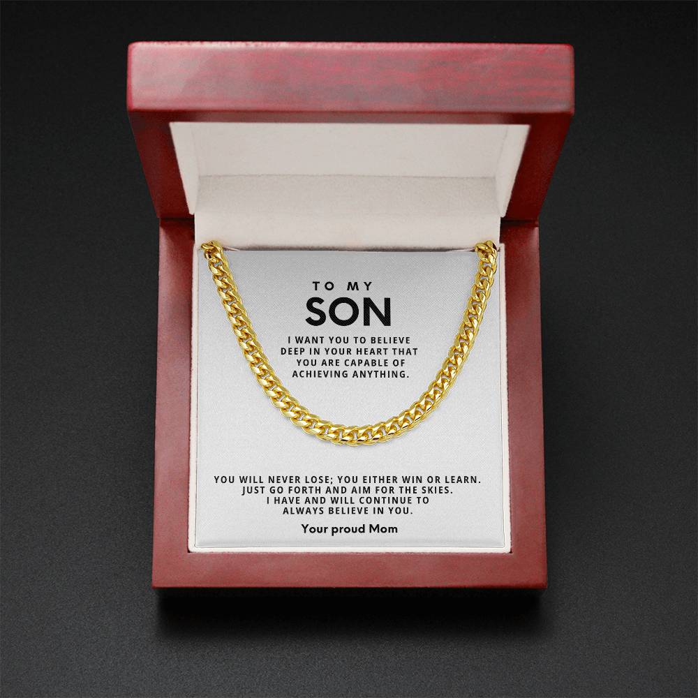 To My Son – Win or Learn