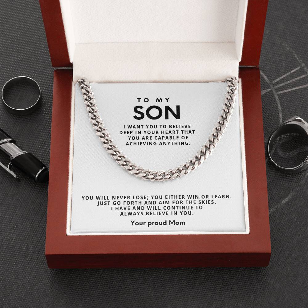 To My Son – Win or Learn