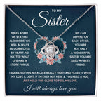 To My Sister – Love Knot Necklace