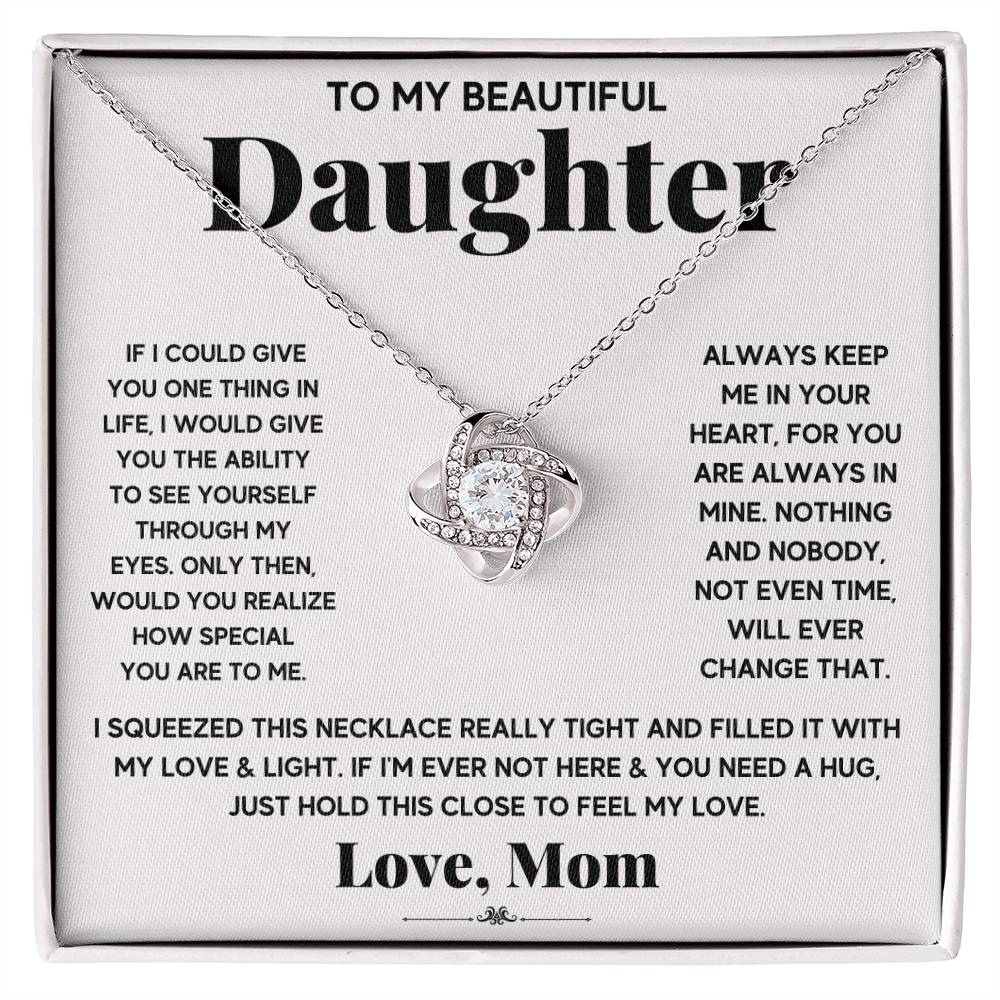 To My Beautiful Daughter – Hold This to Feel My Love