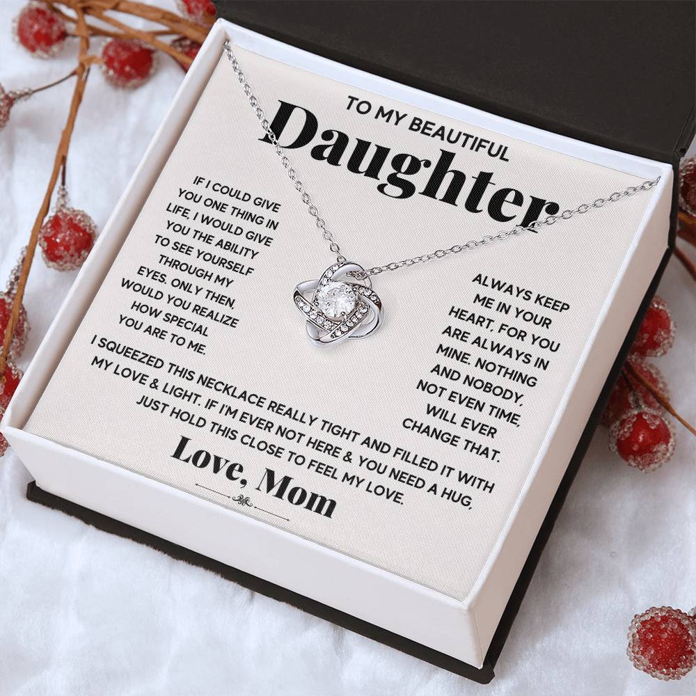 To My Beautiful Daughter – Hold This to Feel My Love