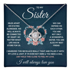 To My Sister – Love Knot Necklace