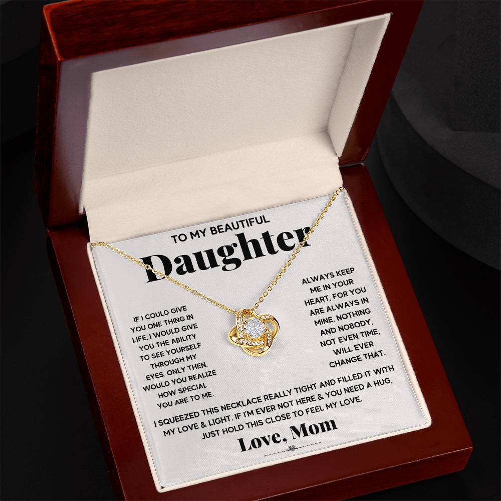 To My Beautiful Daughter – Hold This to Feel My Love