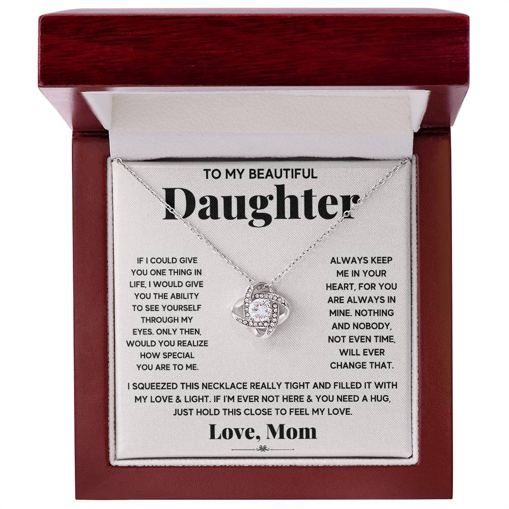 To My Beautiful Daughter – Hold This to Feel My Love