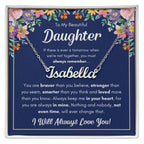 To My Daughter – Braver Name Necklace