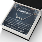 To My Daughter – Chapters Name Necklace