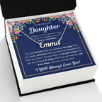 To My Daughter – Braver Name Necklace