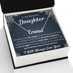 To My Daughter – Chapters Name Necklace