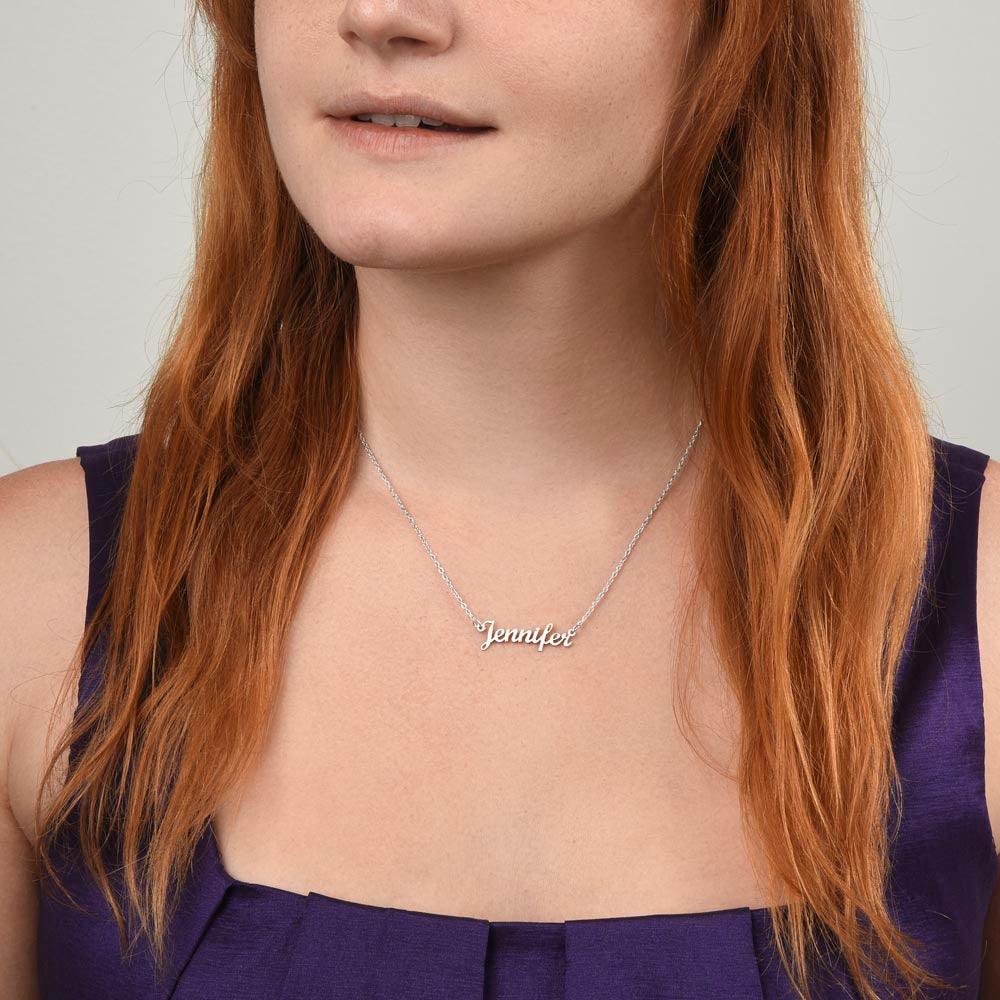 To My Daughter – Chapters Name Necklace