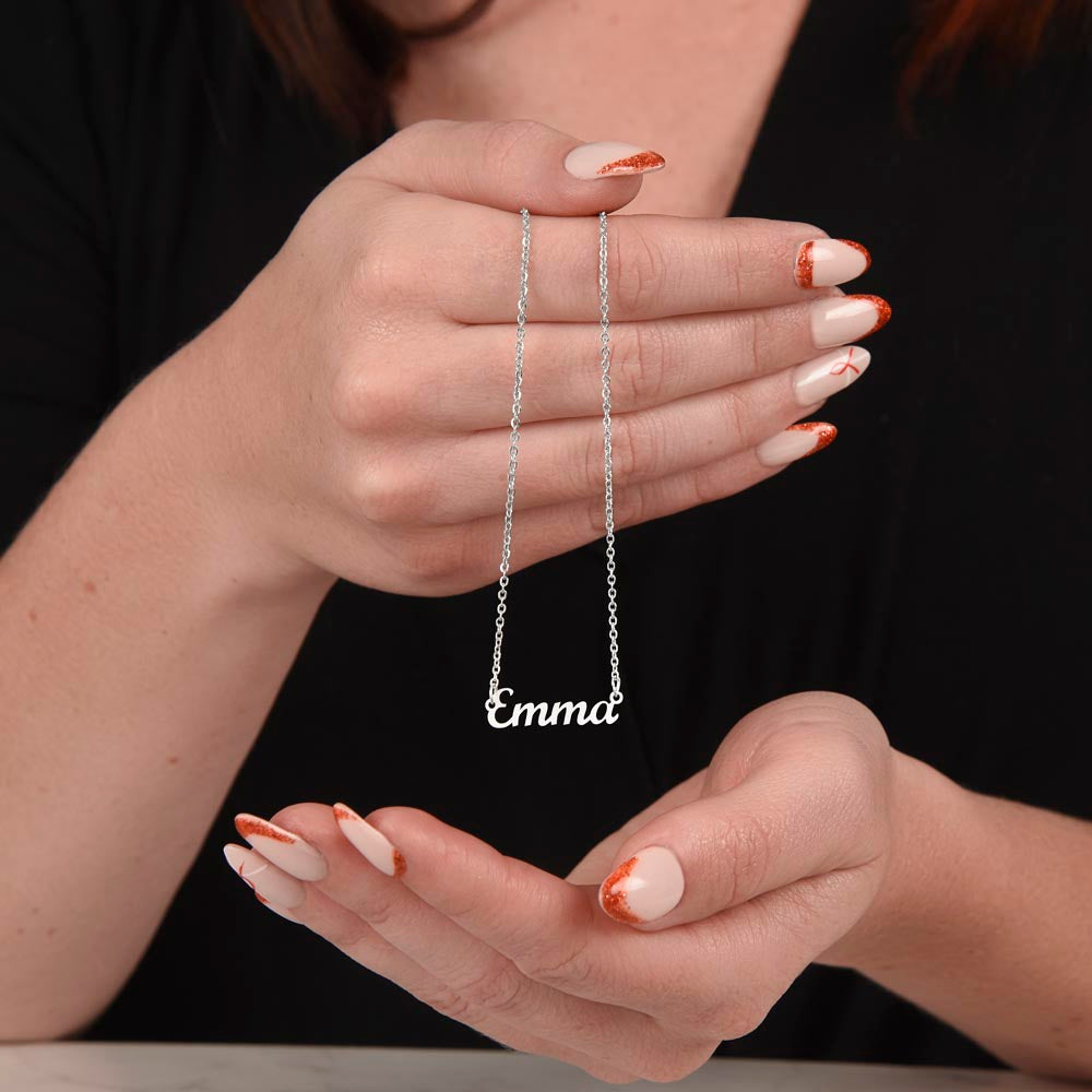To My Daughter – Chapters Name Necklace