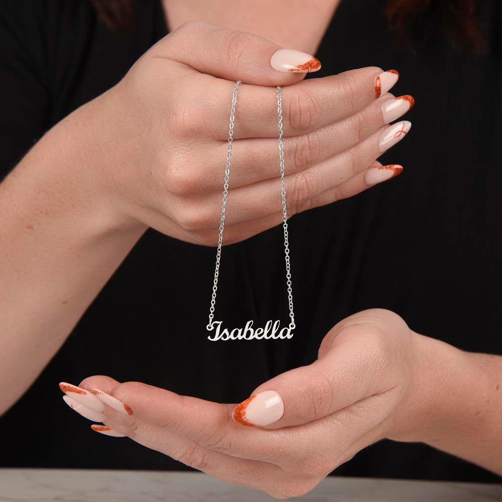 To My Daughter – Chapters Name Necklace