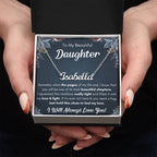To My Daughter – Chapters Name Necklace