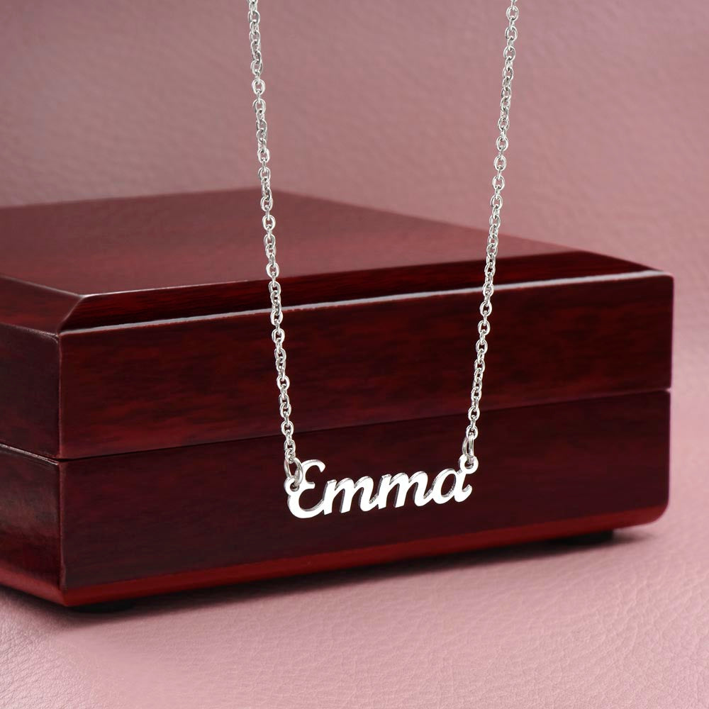 To My Daughter – Old Lion Name Necklace