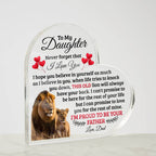 To My Daughter – Old Lion Heart Plaque