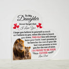 To My Daughter – Old Lion Heart Plaque