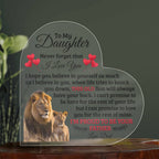 To My Daughter – Old Lion Heart Plaque