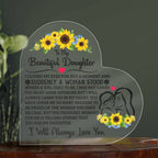 To My Daughter – Proud Heart Plaque