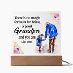 To My Grandpa – Square Plaque
