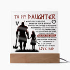To My Daughter – Skies Plaque