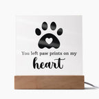 Pawprints on My Heart – Keepsake Plaque Set