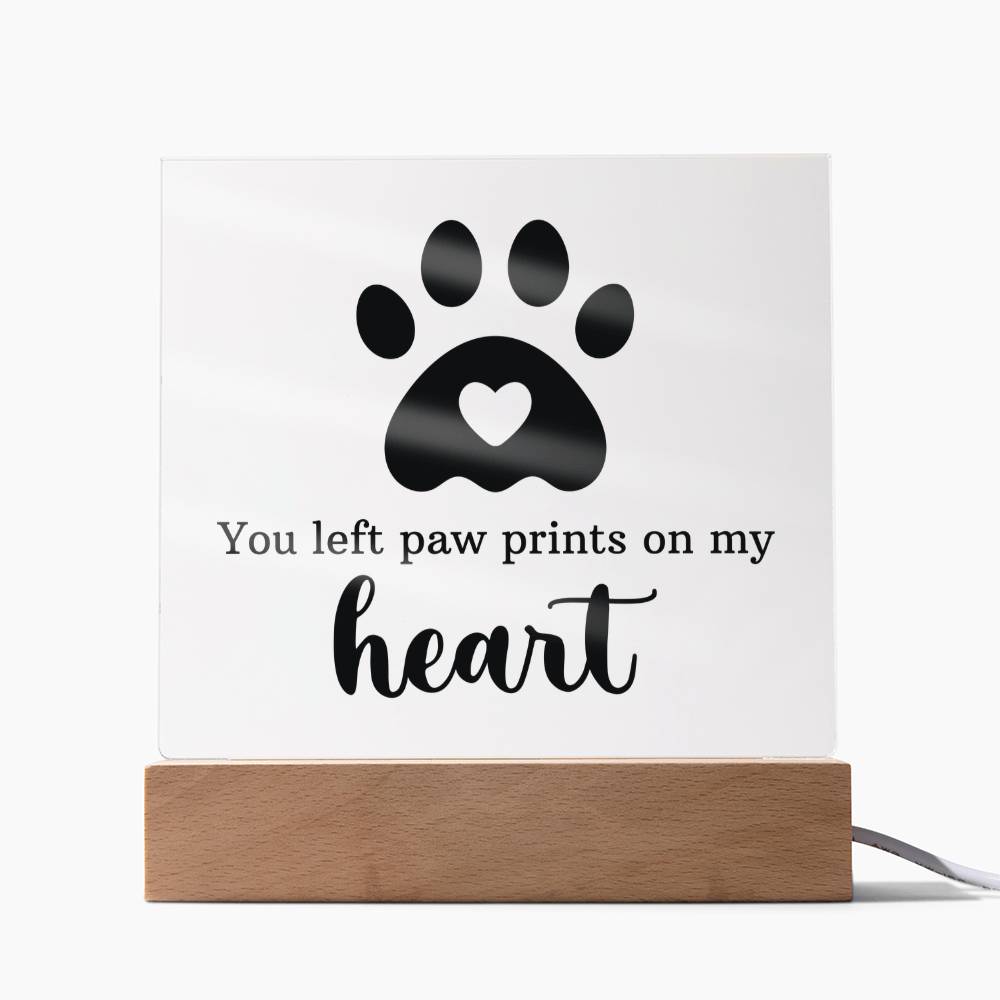 Pawprints on My Heart – Keepsake Plaque Set