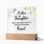 To My Daughter – Distance Square Plaque