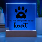 Pawprints on My Heart – Keepsake Plaque Set