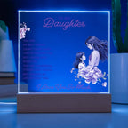 To My Daughter – Best Friend Keepsake Plaque Set