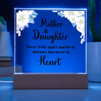 To My Daughter – Distance Square Plaque