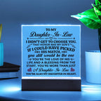 To My Daughter-in-Law – Honor Square Plaque