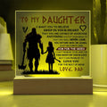To My Daughter – Viking Square Plaque