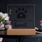 Pawprints on My Heart – Keepsake Plaque Set